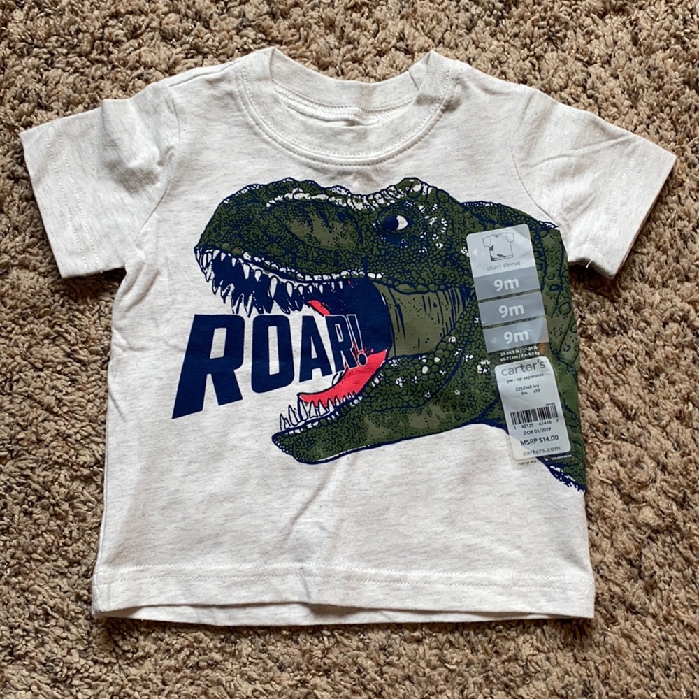 Infant boys dinosaur tee NWT